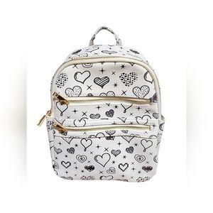 NWOT Under One Sky Hearts and Stars Backpack